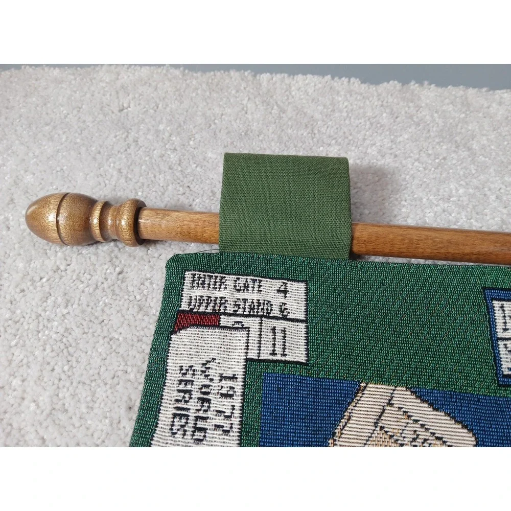 Vintage Game Day Tapestry Wall Hanging Sports Football Man Cave Boys Room USA